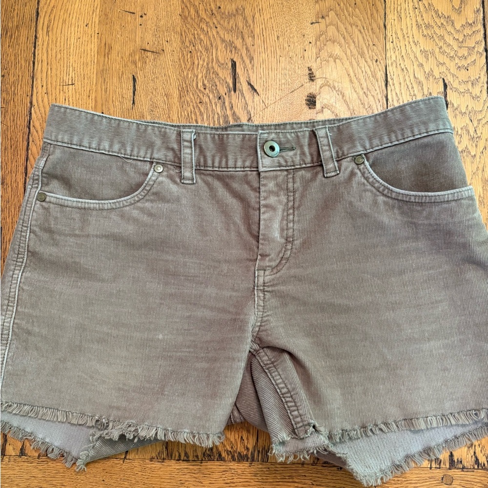 Carve Designs Tan Oahu Shorts Frayed Hem Casual
